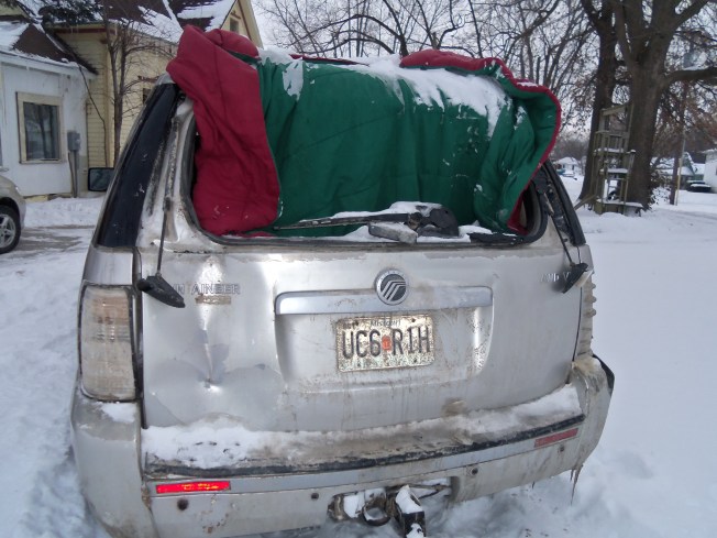 Unfortunate time of year for creative ventilation.