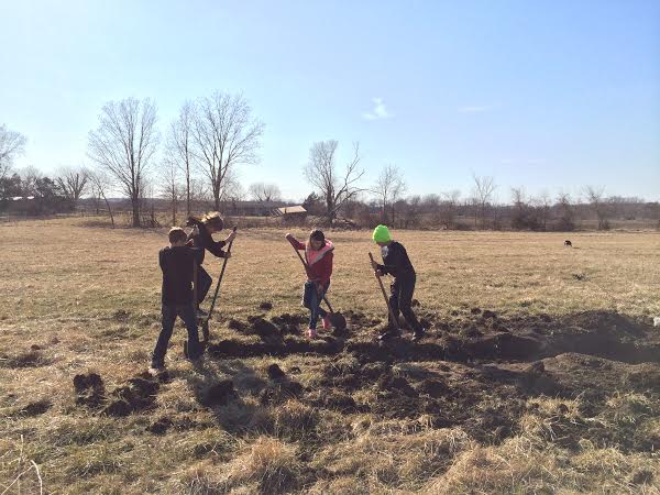 Where was this gang when I needed sticks picked up?